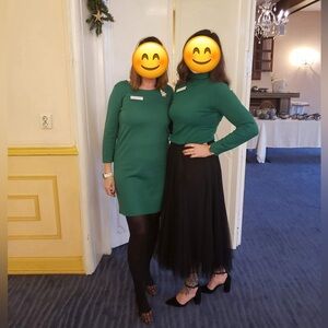 Green Turtleneck Sweater